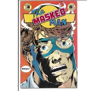 Vintage Eclipse Comic Book Masked Man 1985